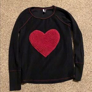 Really soft heart sweater
